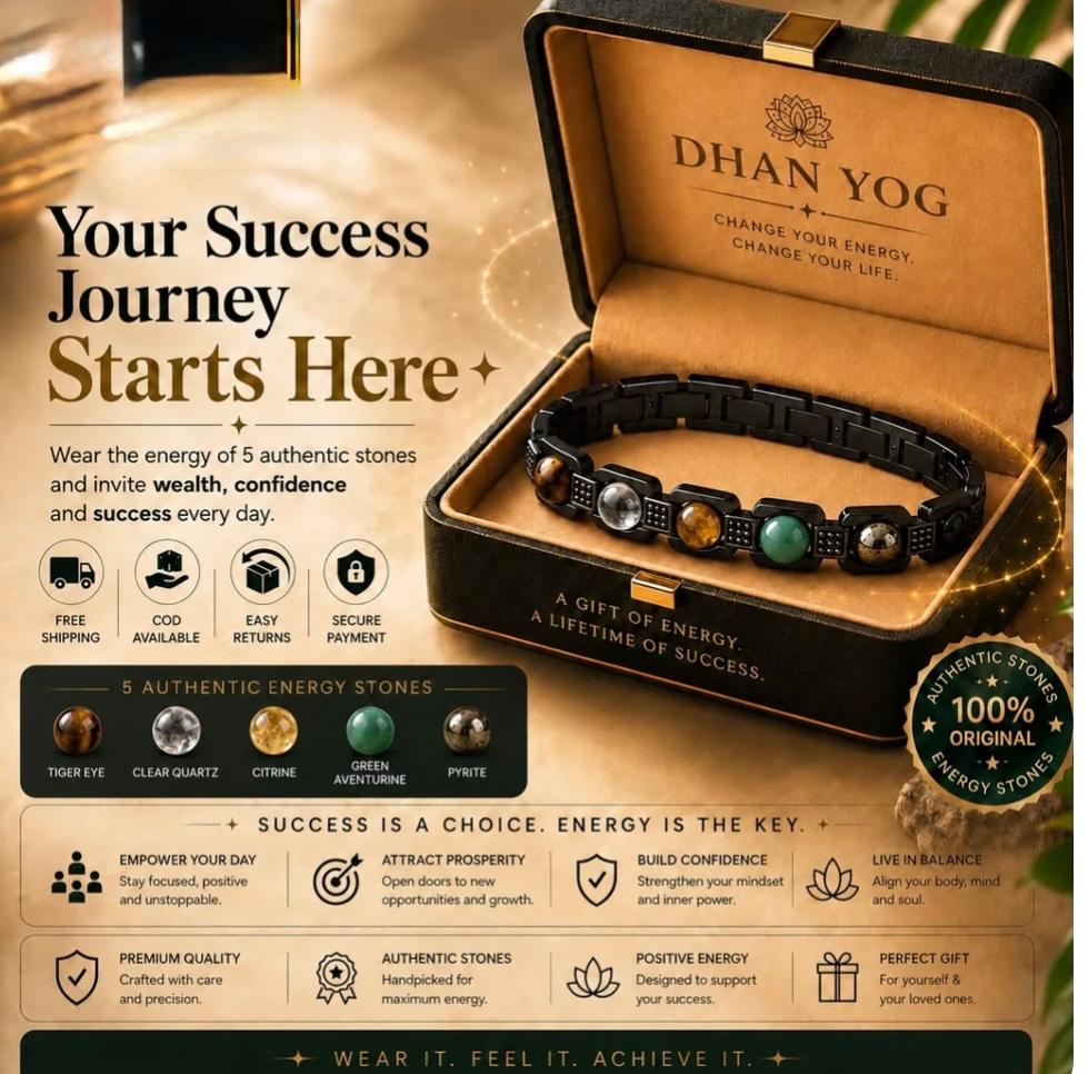 Rinmukteshwar Siddh Metal Dhan Yog™ Bracelet (Matte Black)